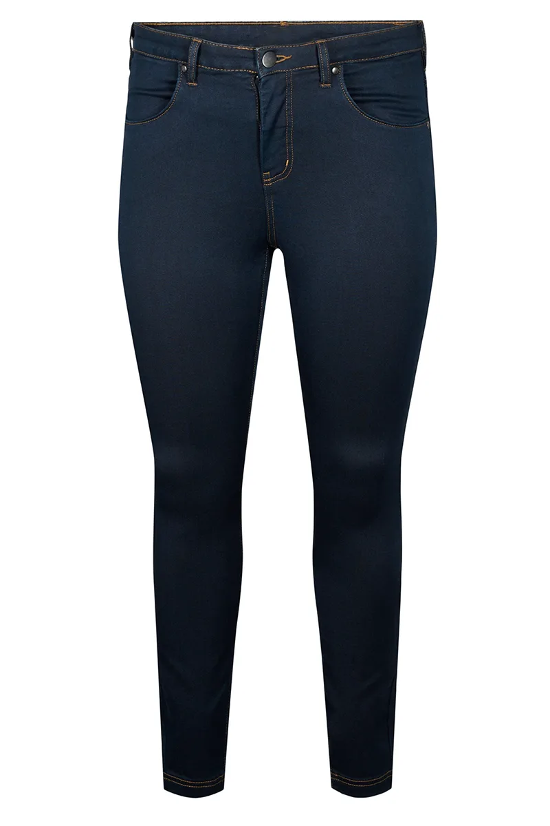 Skinny jean σε denim brown χρώμα