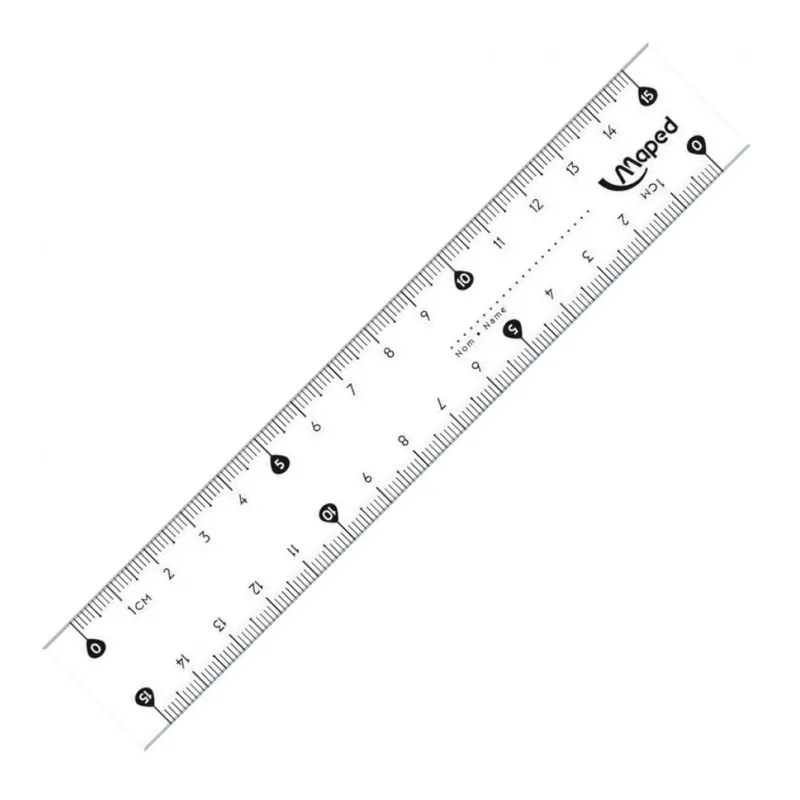 Γεωμετρικός Χάρακας Maped Cristal 15cm 146507
