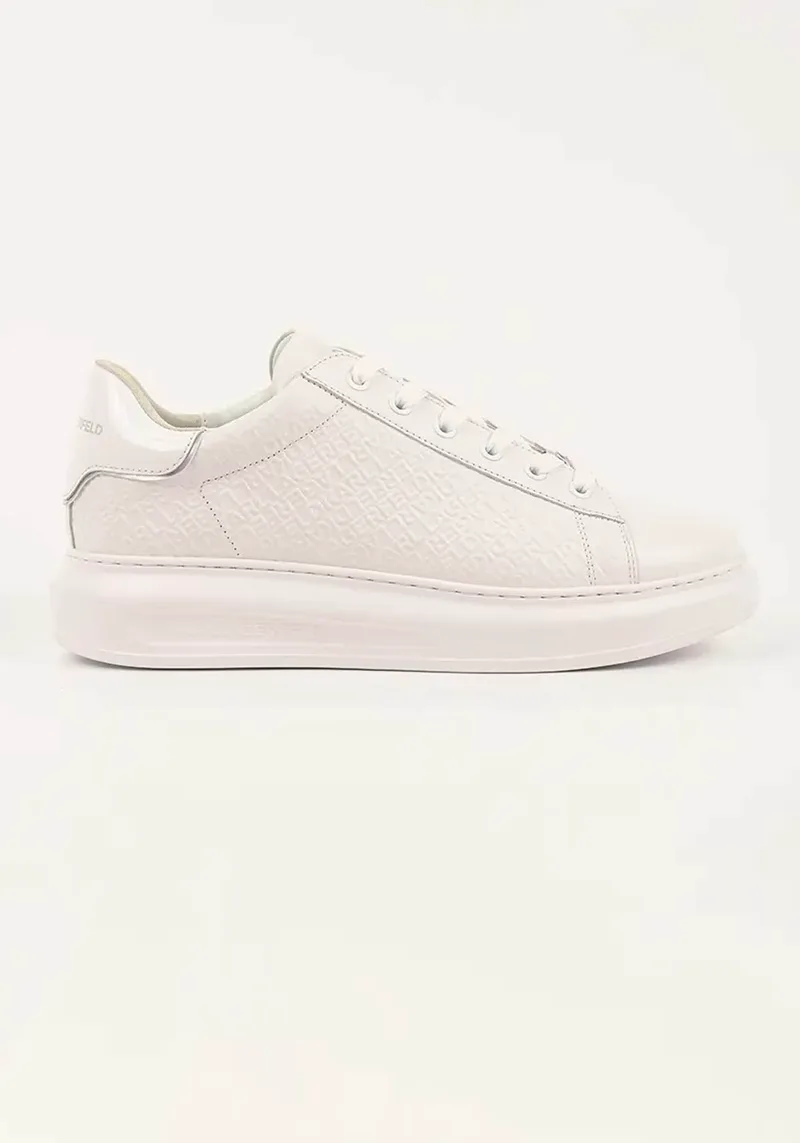 Karl Lagerfeld Δερμάτινα Sneakers της σειράς Kapri - KL52543A 01W White
