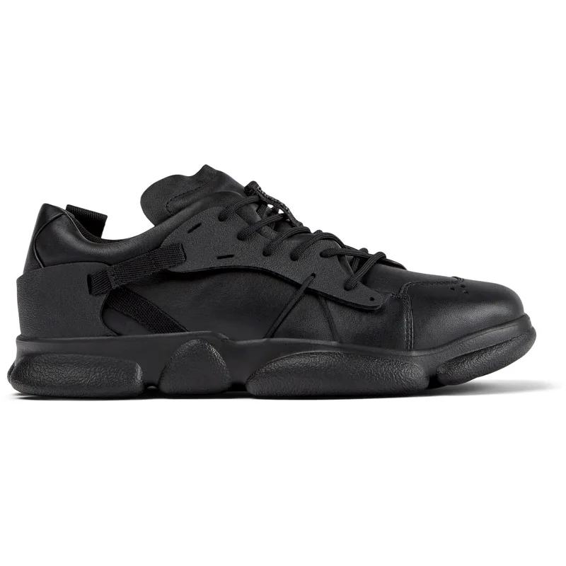 CAMPER Karst - Sneakers Για Ανδρικα - Μαύρο, Μέγεθος 39, Smooth leather/Cotton fabric