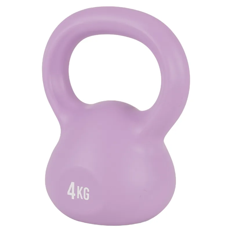 Kettlebell Plastic 4kg Μοβ