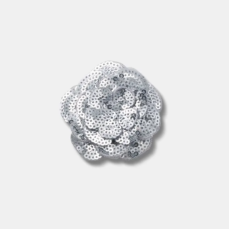 Crocs Silver Sequin Flower διακοσμητικό Jibbitz (9000262387_7386)
