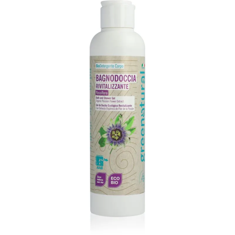 Greenatural Body Wash Maracuja & Passion Fruit αναζωογονητικό τζελ για ντους 250 ml