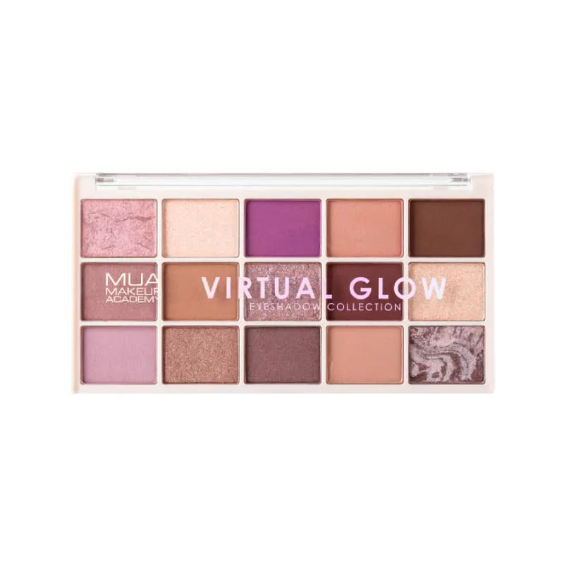 MUA 15 Shade Palette Virtual Glow