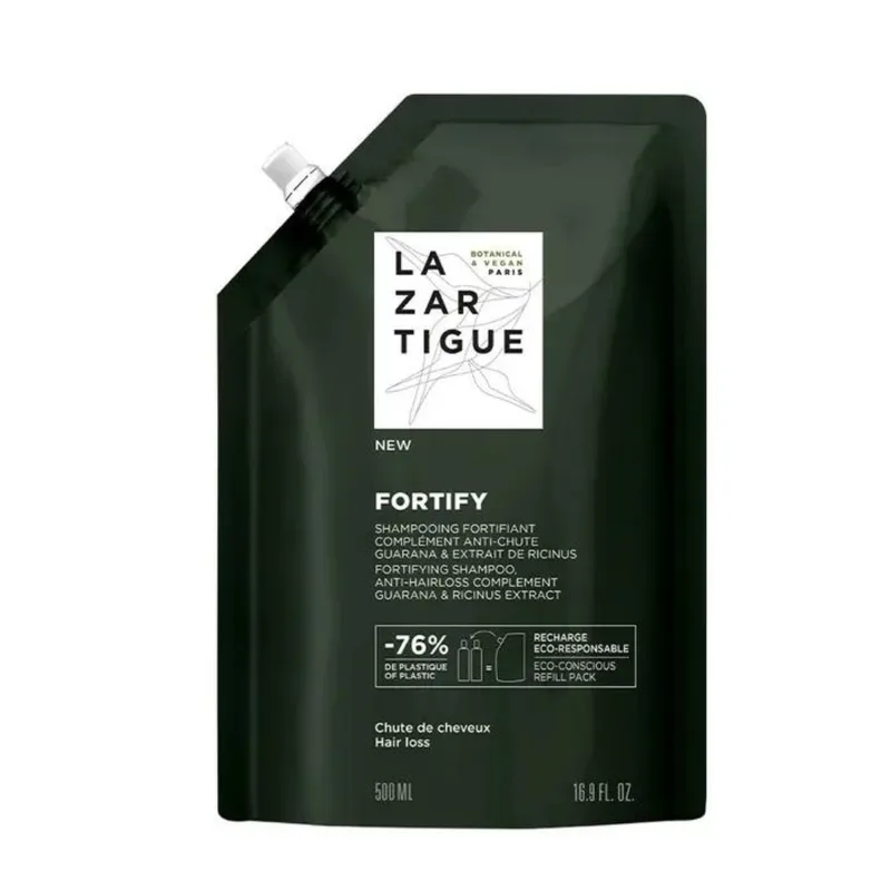 Lazartigue Fortify Eco refill Fortifying Shampoo Anti-hair loss supplement 500ml