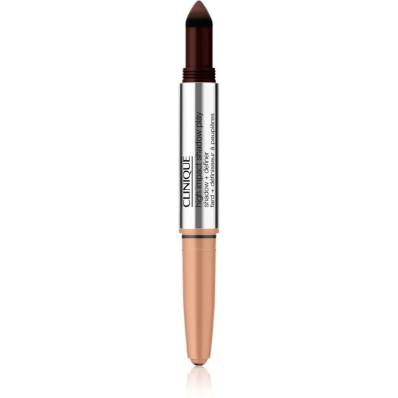 Clinique High Impact™ Shadow Play σκιές ματιών σε μολύβι διπλό απόχρωση Café Au Lait 1.9 γρ