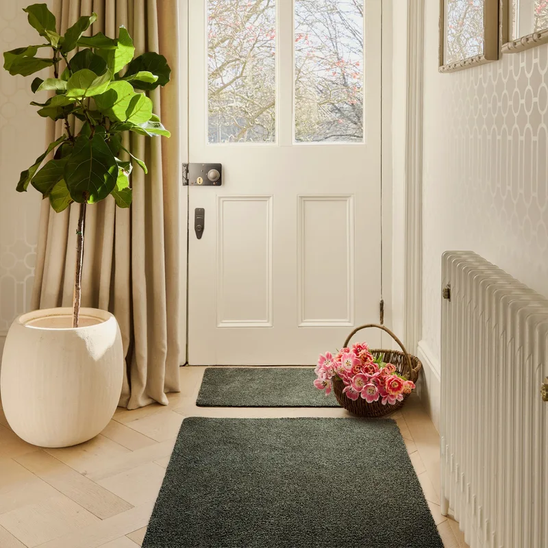 Plain Fleck - Sage Green Runner