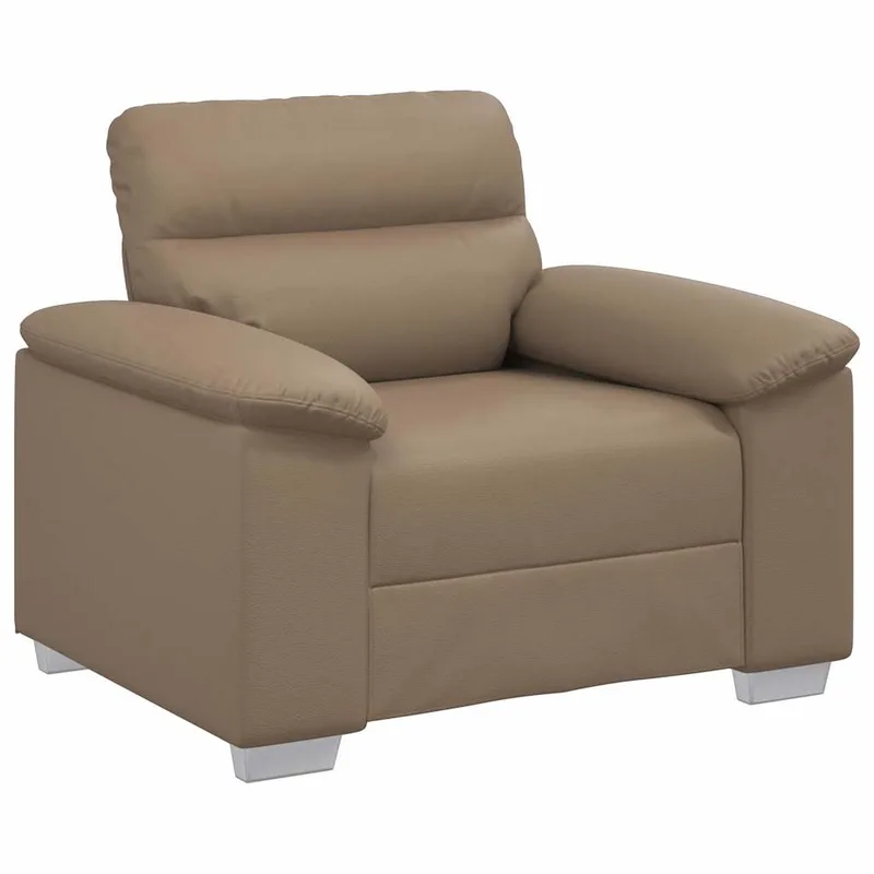 vidaXL Πολυθρόνα-Καναπέ Cappuccino 100x81x84 εκ. από Συνθετικό Δέρμα