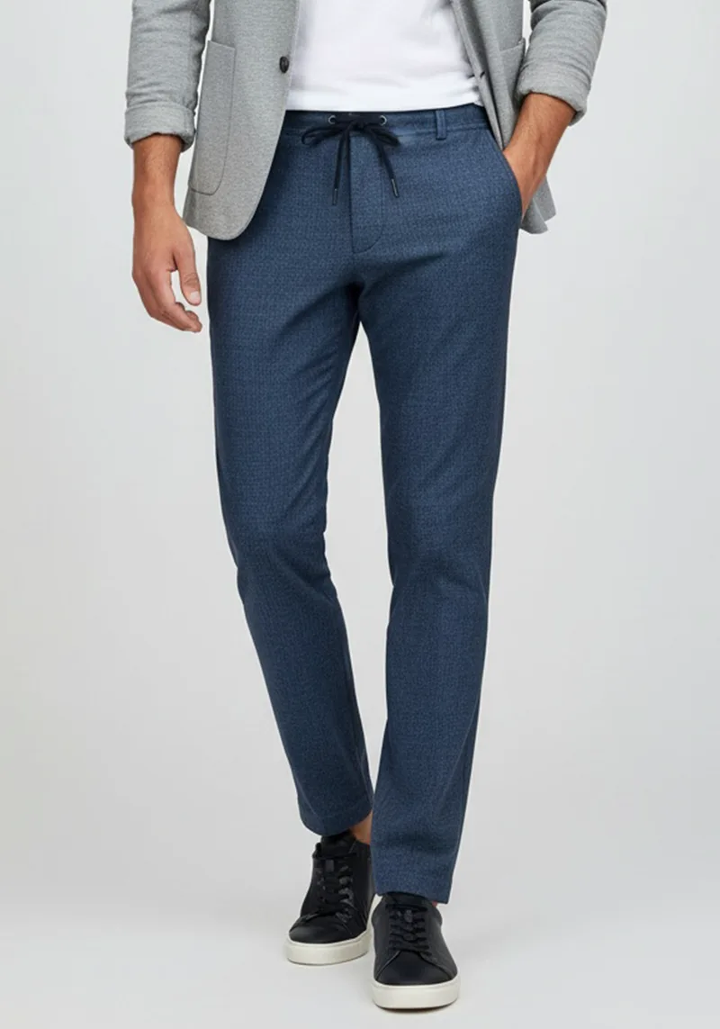 Bugatti Υφασμάτινο Παντελόνι της σειράς Chino - 4036 66883B 360 Blue