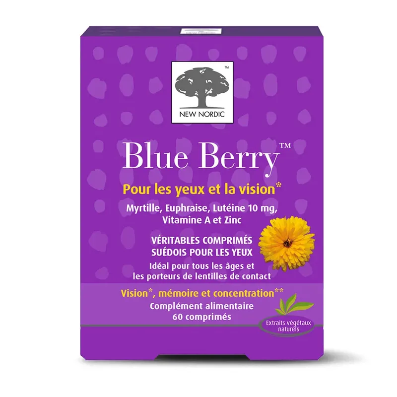 New Nordic Blue Berry Lutein Buona Vision 60 tablets