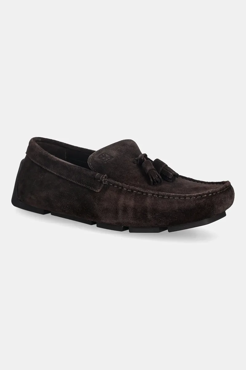 Μοκασίνια σουέτ Calvin Klein DRIVER TASSELS SU