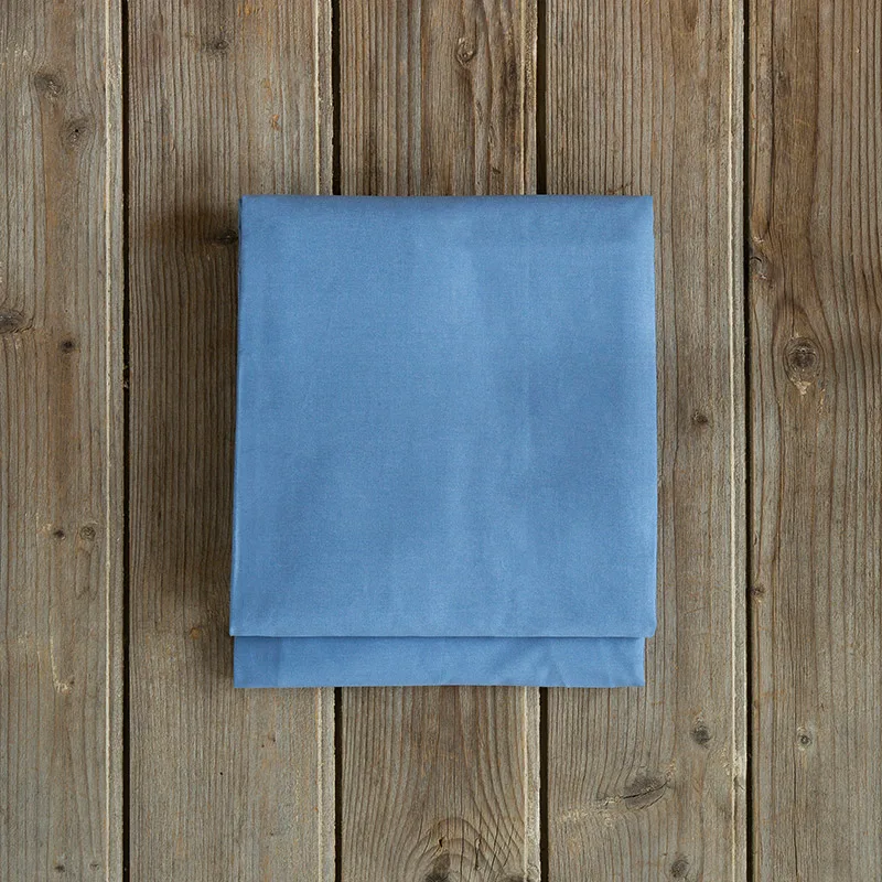 Σεντόνι Μεμονωμένο King Size 270X280 Nima Superior Satin Denim Blue Χωρίς Λάστιχο (270x280)