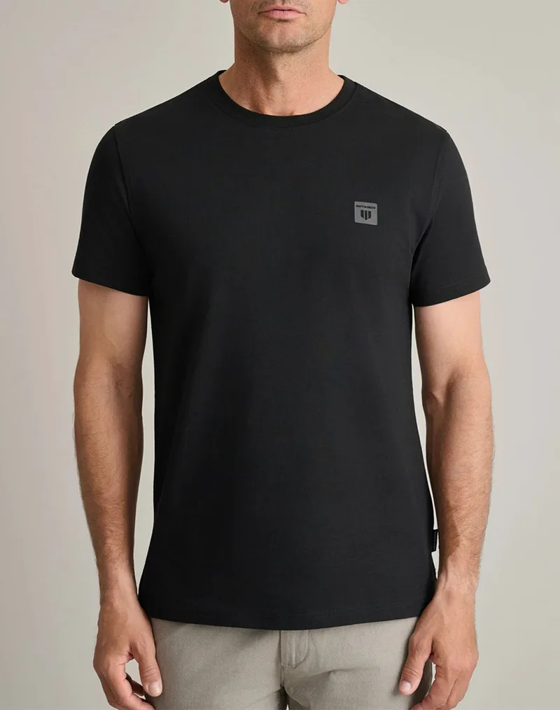 NAVY&GREEN ΜΠΛΟΥΖΑ ΛΑΙΜΟΚΟΨΗ 24MO.024/R-BLACK Black