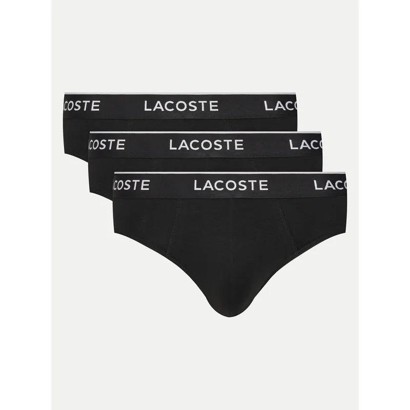 Lacoste Σετ σλιπ 8H1293 Μαύρο