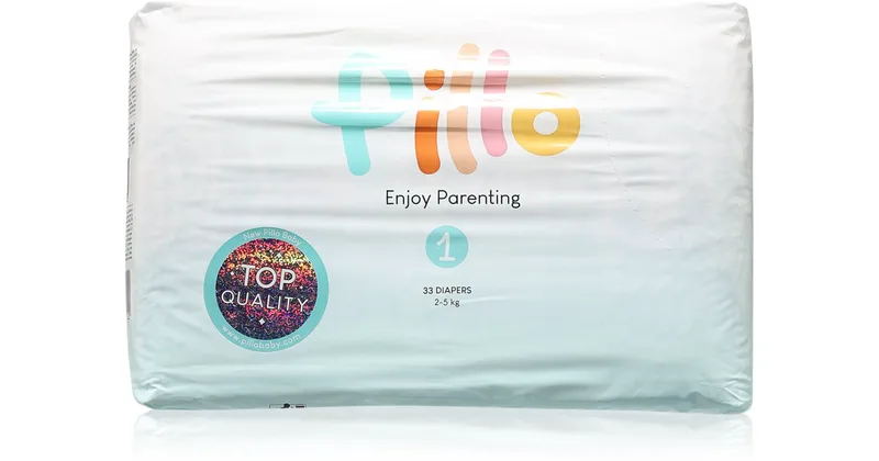 Pillo Premium New Born size 1 disposable diaper 2-5 kg 33 pieces