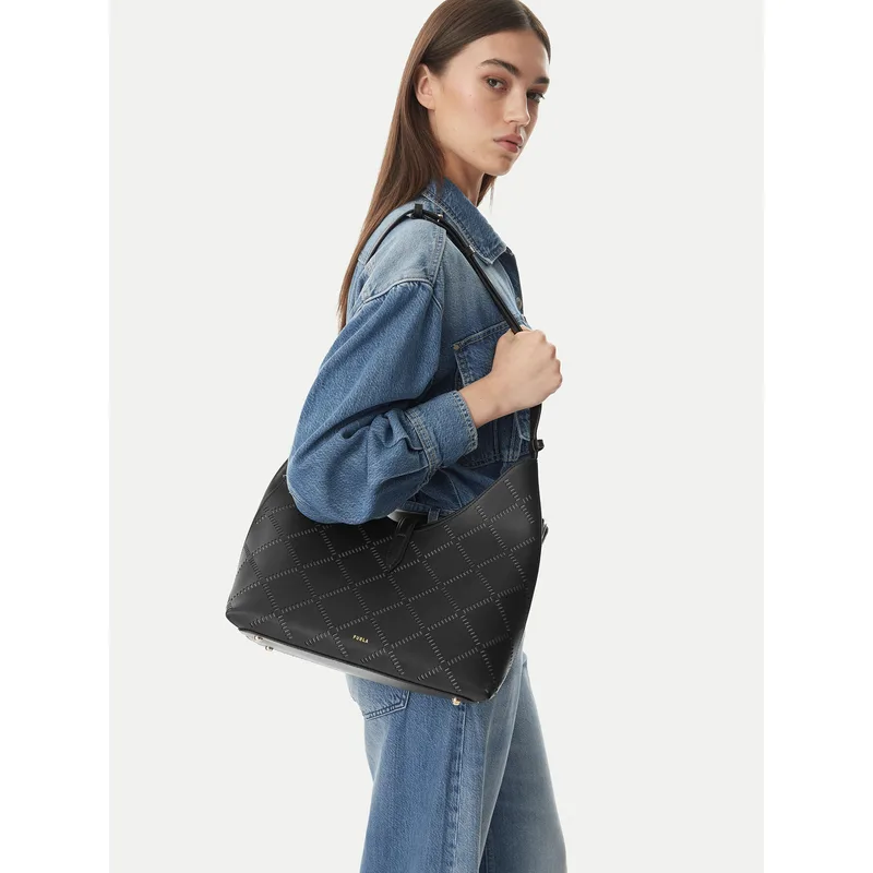 Τσάντα Furla Goccia M WB01499 BX3947 KH O6000 Μαύρο