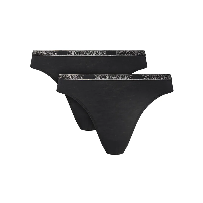 Emporio Armani Underwear Σετ στρινγκ EW000402 AF10889 MC005 Μαύρο