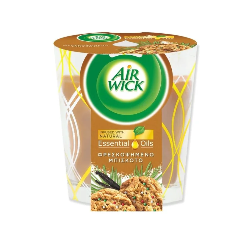 Airwick Αρωματικό Κερί Φρεσκοψημένο Μπισκότο 105γρ