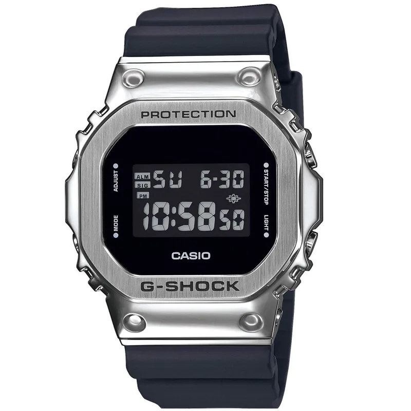 CASIO G-SHOCK Chronograph Black Rubber Strap GM-5600-1ER