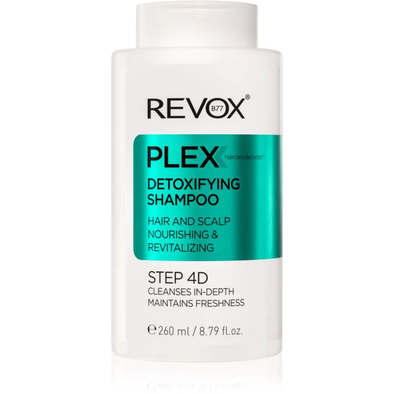 Revox B77 PLEX Detoxifying Shampoo. Step 4D σαμπουάν καθαρισμού και αποτοξίνωσης 260 ml