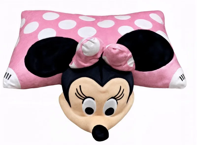 Μαξιλάρι - Λούτρινο 2 σε 1 Disney Home Minnie 88 45X28 Ροζ 100% Polyester