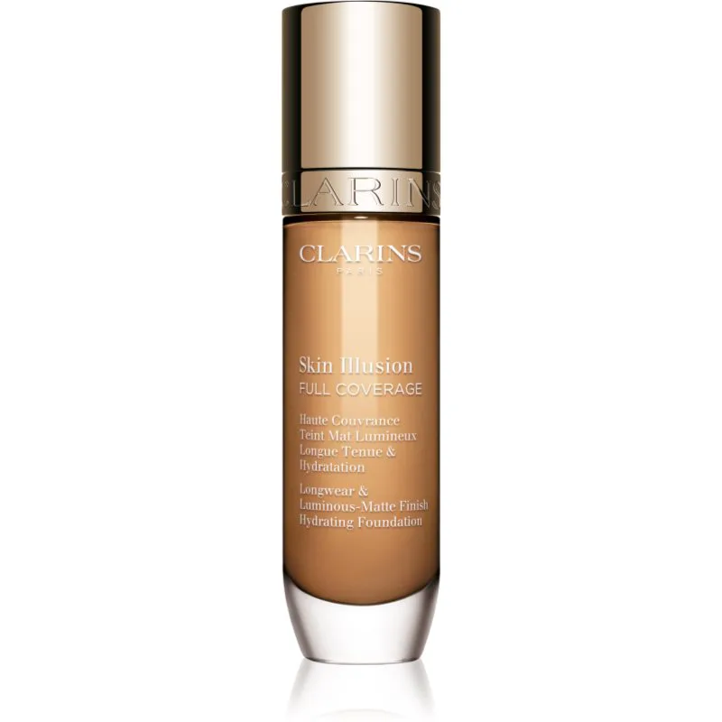 Clarins Skin Illusion Hydrating Foundation Βάση πλήρους κάλυψης απόχρωση 112.3N 30 ml