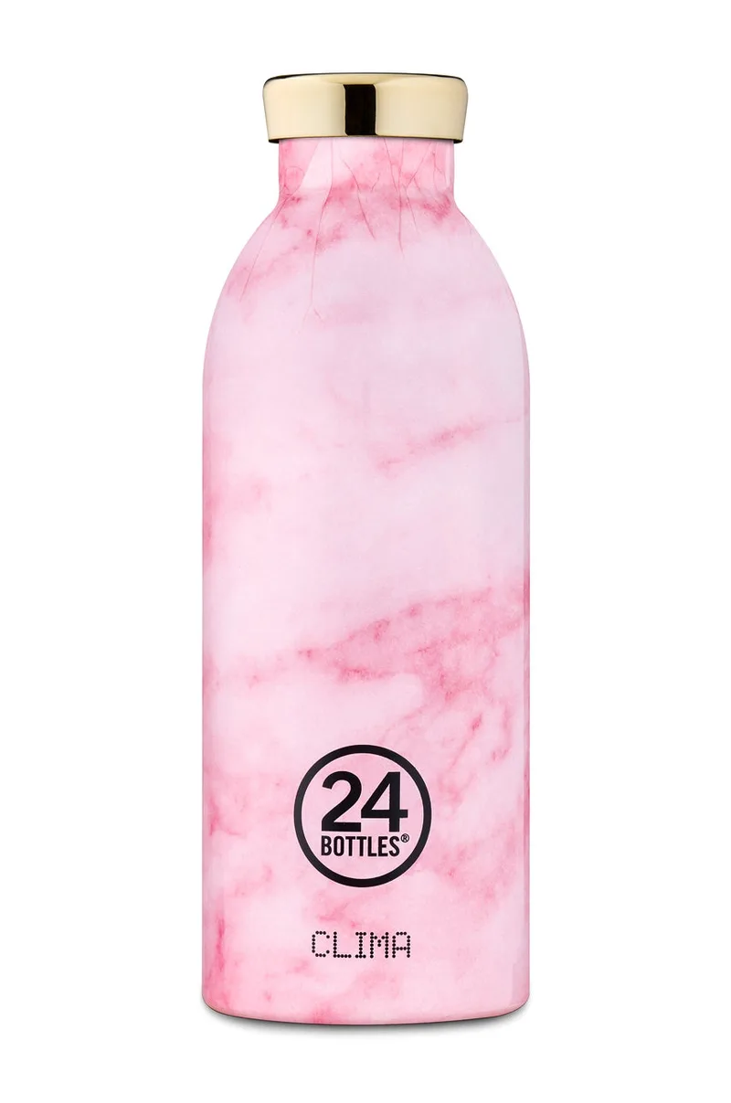 Μπουκάλι 24bottles Clima Ροζ Marble 500ml