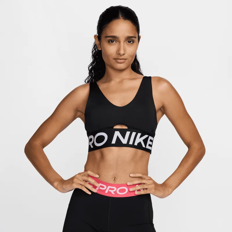 Nike Pro Γυναικείο Indy Plunge Μπουστάκι Bold (9000190392_8509)