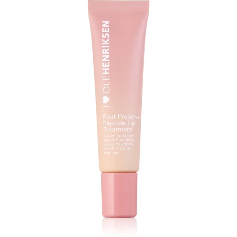 OLEHENRIKSEN Pout Preserve Peptide Lip Treatment ενυδατικό λιπ γκλος απόχρωση Peach Glaze 12 ml