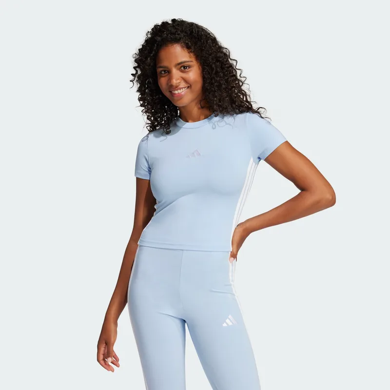 adidas Sportswear Essentials 3-Stripes Slim Baby Γυναικείο T-Shirt (9000216896_64484)