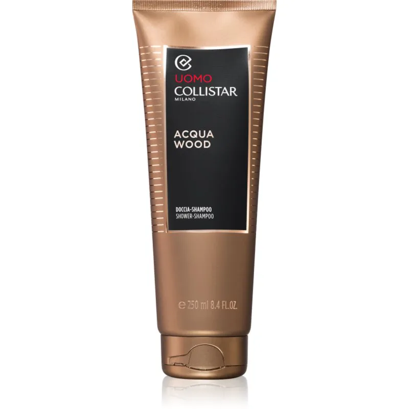 Collistar Uomo Acqua Wood Shower Shampoo σαμπουάν για ντους για άντρες 250 ml