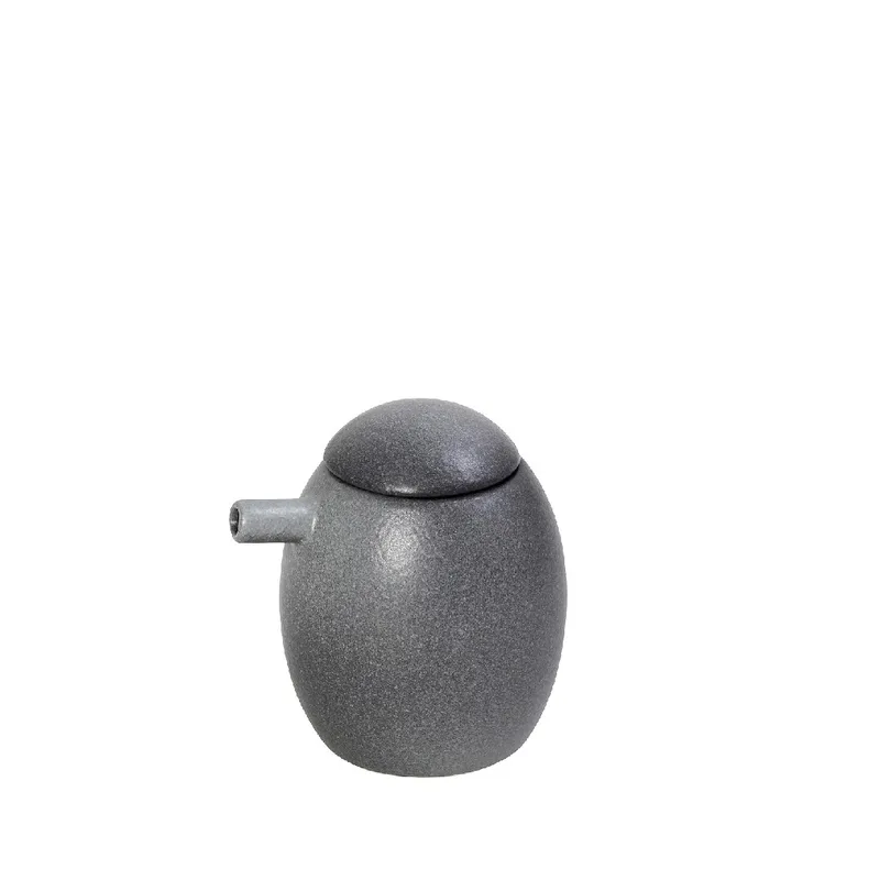 Σαλτσιέρα Πορσελάνης Γκρι Siders ESPIEL 8x6,8x8,6εκ.-150ml FUK374K6 (Σετ 6 Τεμάχια) (Υλικό: Πορσελάνη, Χρώμα: Γκρι) - ESPIEL - FUK374K6