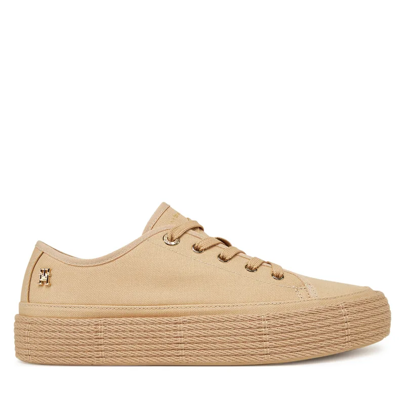 Εσπαντρίγιες Tommy Hilfiger Vulc Espadrille Sneaker FW0FW08404 Μπεζ