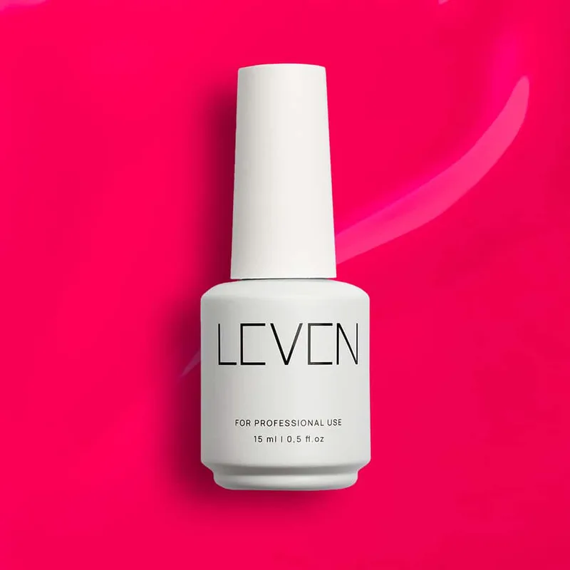 Leven | Ημιμόνιμο βερνίκι 15ml no. 139 Fuchsia