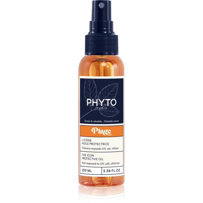 Phyto Plage The Icon Protective Oil προστατευτικό λάδι μαλλιών κατά της ηλιακής ακτινοβολίας 100 ml