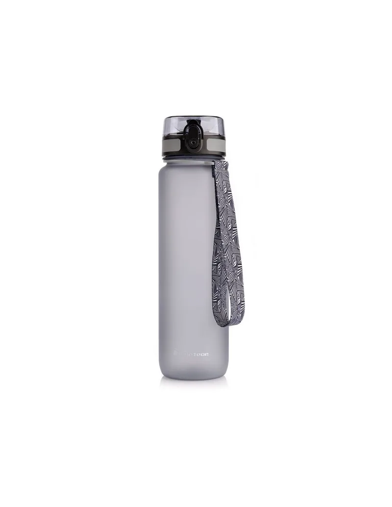 Meteor Sport Water Bottle 74579-74580 Πλαστικό Παγούρι με Φίλτρο 1000ml Γκρι