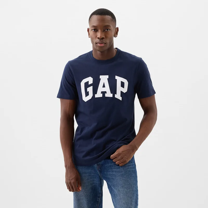 T-shirt GAP Basic Logo Tee Tapestry Navy S