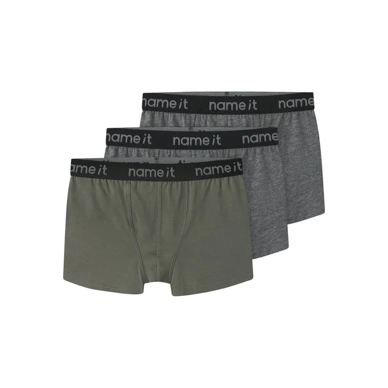 Εσώρουχα μπόξερ 3 pack αγόρι name it-13208836-Tea Leaf