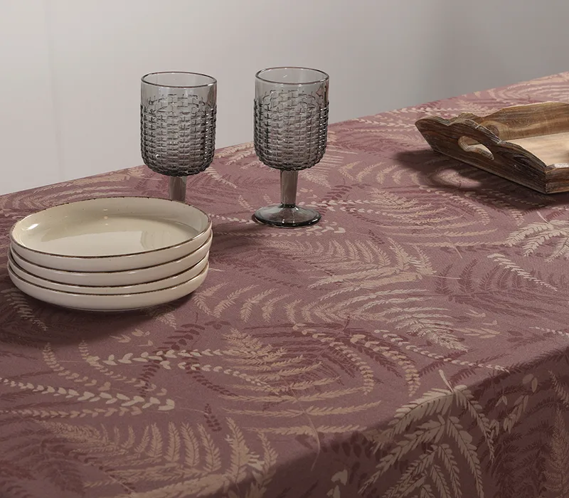 Τραπεζομάντηλο 140x180 Nef-Nef Homeware Fern Bordo