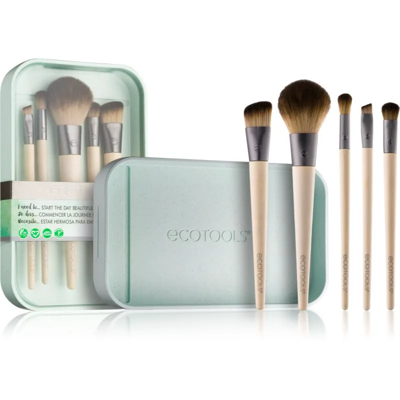 EcoTools Start The Day Beautifully σετ με πινέλα για τέλεια εμφάνιση