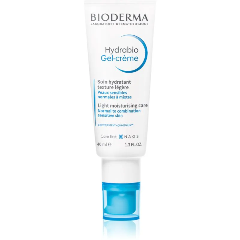 Bioderma Hydrabio Gel-Crème ελαφρύ ενυδατικό τζελ κρέμα για κανονική έως μικτή και ευαίσθητη επιδερμίδα 40 ml