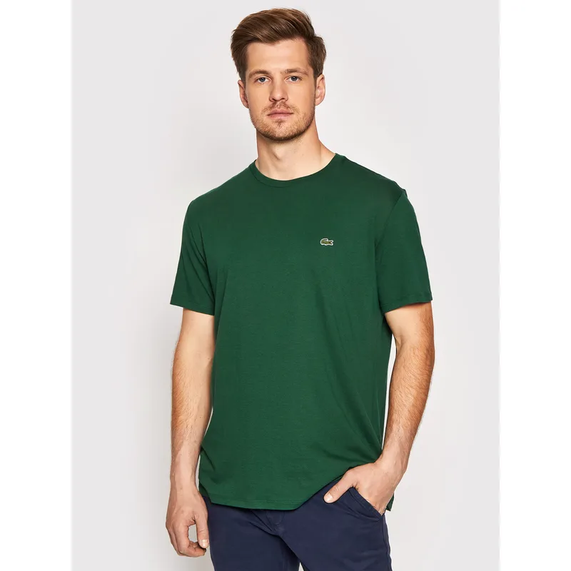 Lacoste T-Shirt TH6709 Πράσινο Regular Fit
