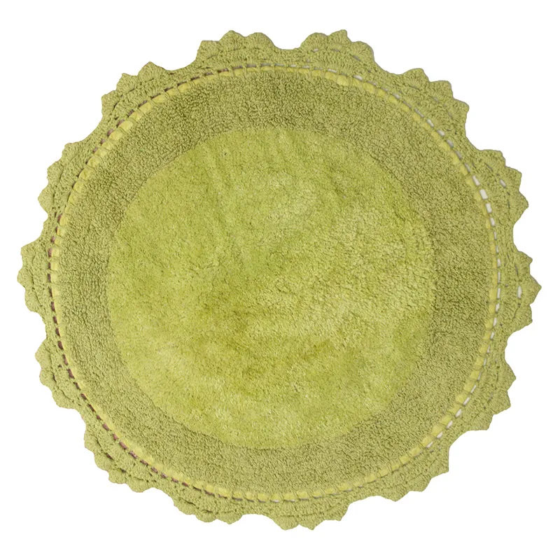 Πατάκι Μπάνιου Φ60 Anna Riska Lace Πράσινο (Φ60)