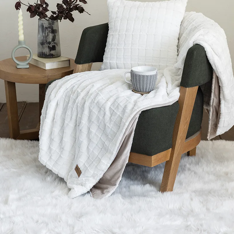 Κουβέρτα Καναπέ 130X170 Nima Weave Cream (130x170)