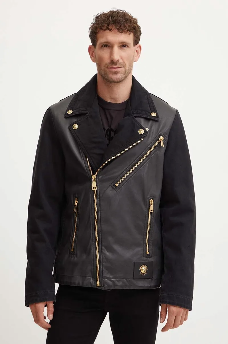 Δερμάτινο μπουφάν Versace Jeans Couture