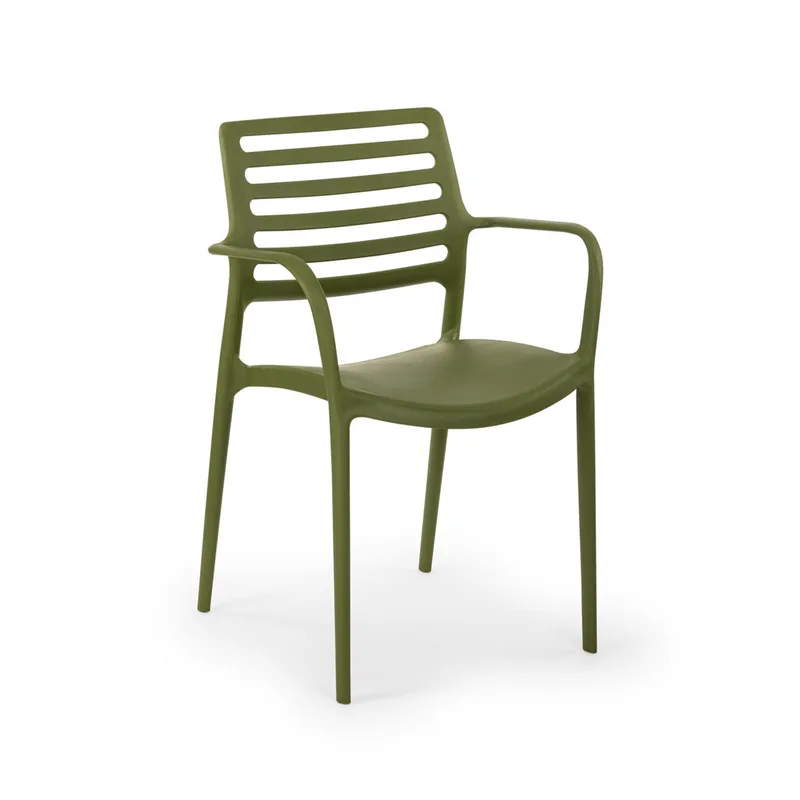Σετ Καρέκλες (4 Τμχ) Louise Xl - Khaki 532Tla1113 (57x84x52 cm)