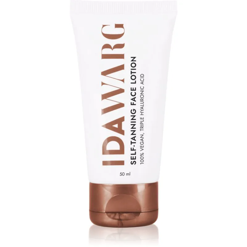 IDA WARG Beauty Self-Tanning Face Lotion γάλα αυτομαυρίσματος για το πρόσωπο χωρίς άρωμα 50 ml