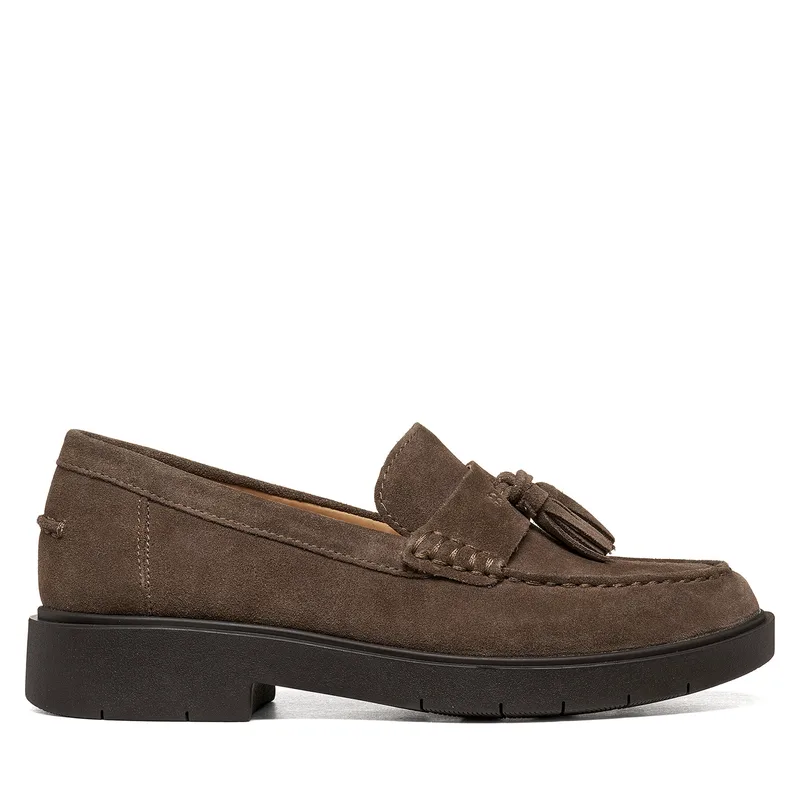 Loafers Geox D Spherica Ec1 B D65DKA 22 C6029 Ανοιχτό καφέ