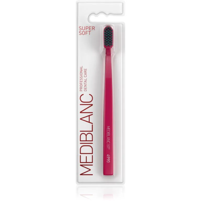 MEDIBLANC 4990 Super Soft οδοντόβουρτσα supersoft Dark Ροζ 1 τμχ