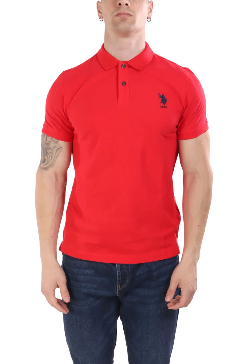 U.S.POLO ASSN POLO FLYN LOGO ΚΟΚΚΙΝΟ